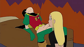 Η Cartoon Babe Raven Παίρνει Εξωγήινη Πίπα Και Δράση Ρομπότ