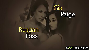 Reagan Foxx Quente Em Um Trio Com Oral E Massagem