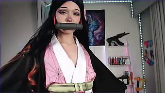 Sở Thích Xúc Tu Của Nezuko Dẫn Đến Creampie Trong Cosplay