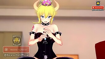 Bowsette Runkkaa Opastus Hands-Free Itsetyydytys