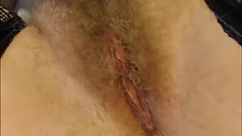 Blonde With A Hairy Pussy Shows Off In Close-Up Webcam Video