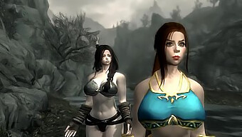 Jenna Dan Lacey Terlibat Dalam Petualangan Nakal Dalam Skyrim 3d