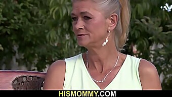 Grandma Gets Naughty With Young Girl Outdoors