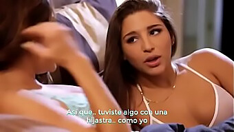 Abella'S Spanish-Subtitled Video Features A Stepdaughter And Stepmother Engaging In Sexual Activity