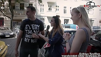 Blonde German Student Goes Public For Sex Date