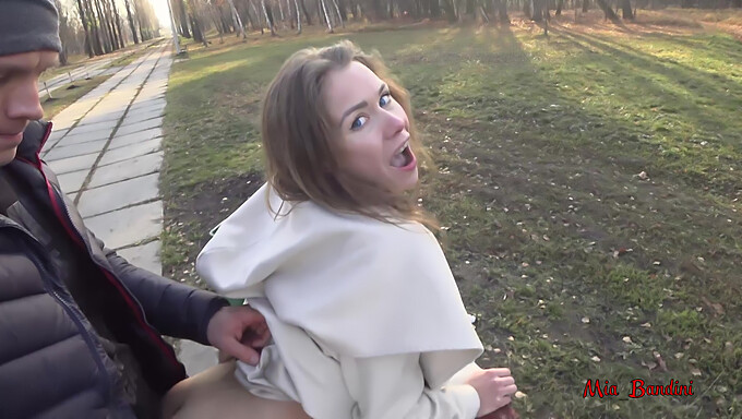 Sensual Outdoor Blowjob With Mia Bandini