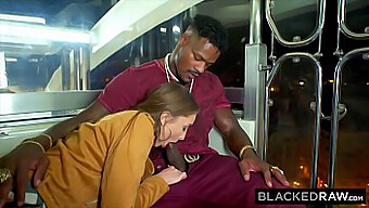 Blackedraw Video Of Brunette Beauty Dominated By Big Black Cock