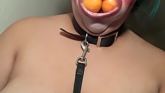 Facial Fun For Bbw With Big Tits And A Clown Mouth